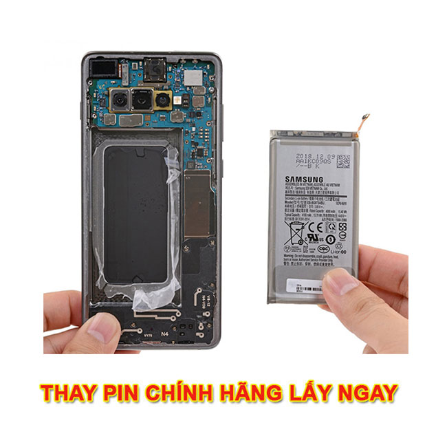 Thay pin Galaxy S10, Plus, 5G, Lite, S10E chính hãng zin mới lấy ngay giá rẻ