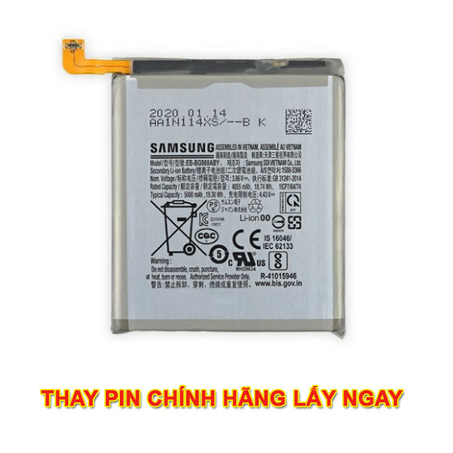 Thay pin Galaxy S20 | Plus | Ultra | FE | 5G chính hãng zin lấy ngay giá rẻ