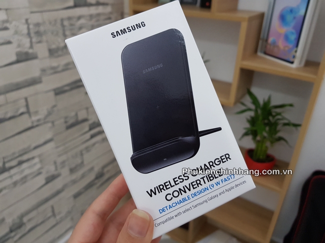 Đế sạc nhanh không dây Samsung 9W EP-N3300 2020 chính hãng zin hỗ trợ sạc nhanh