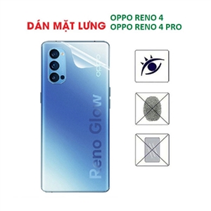 Dán PPF mặt lưng Oppo Reno4 | Pro mỏng xịn P-Skin chính hãng giá rẻ