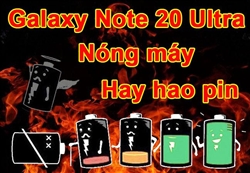 Nguyên nhân Galaxy Note 20 Ultra bị hao pin nóng máy nhanh hết pin và cách khắc phục