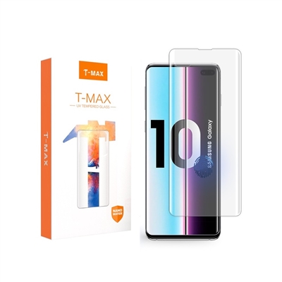 Dán kính cường lực màn hình Galaxy S10, Plus, 5G full keo UV T-Max chính hãng tốt nhất giá rẻ