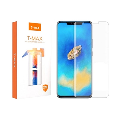 Dán kính cường lực màn hình Huawei Mate 20 Pro full keo UV T-Max tốt nhất giá rẻ