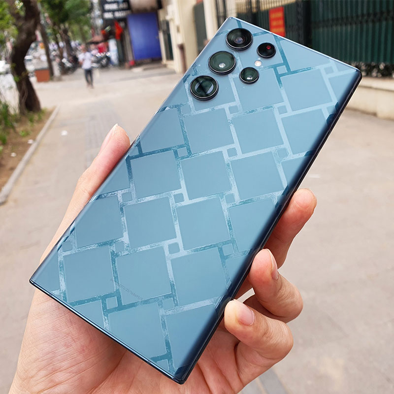 Dán PPF mặt lưng Galaxy S22 Ultra vân 4D Pskin ĐẸP - ĐỘC xịn giá rẻ