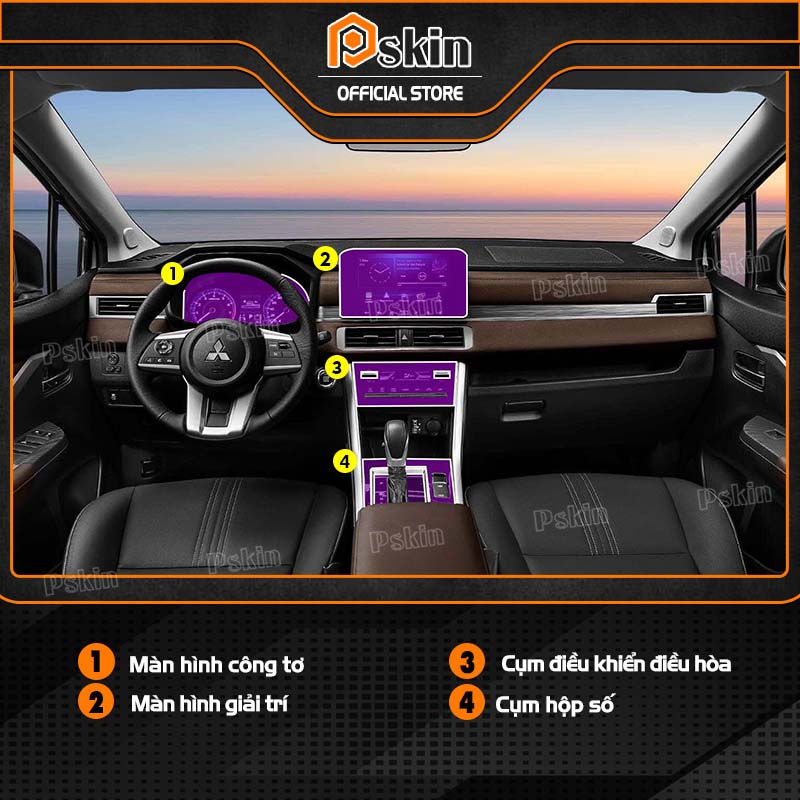Dán PPF nội thất ô tô Mitsubishi Xpander 2019-2023 chống xước TỐT NHẤT giá rẻ
