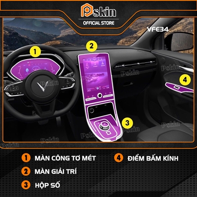 Dán PPF nội thất ô tô Vinfast Fadil chống xước bảo vệ số 1 TỐT NHẤT Pskin