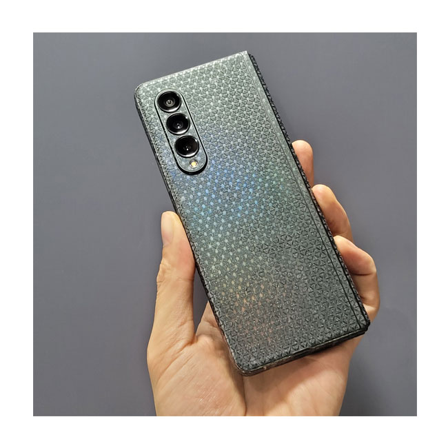 Dán PPF vân 4D Galaxy Fold | Z Fold 2 | 3 | 4 ĐẸP XỊN - dán mặt lưng full viền + gáy + camera chống xước mỏng Pskin giá rẻ