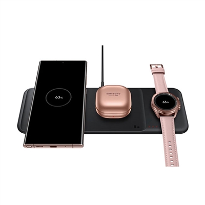 Đế sạc nhanh không dây Samsung 3 trong 1 EP-P6300 cho S21 | S21 Plus | S21 Ultra