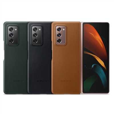Ốp lưng Galaxy Z Fold 2 Leather Cover da xịn đẹp chính hãng Samsung giá rẻ