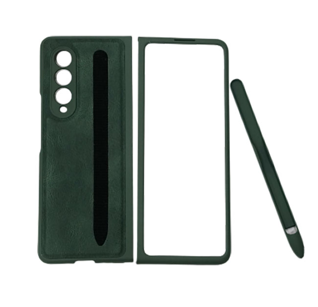 Ốp lưng Galaxy Z Fold 3 da có khay đựng bút S Pen đẹp xịn Likgus chính hãng giá rẻ