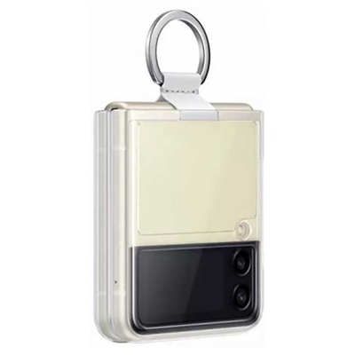 Ốp lưng trong suốt Z Flip 3 Clear cover chính hang Samsung