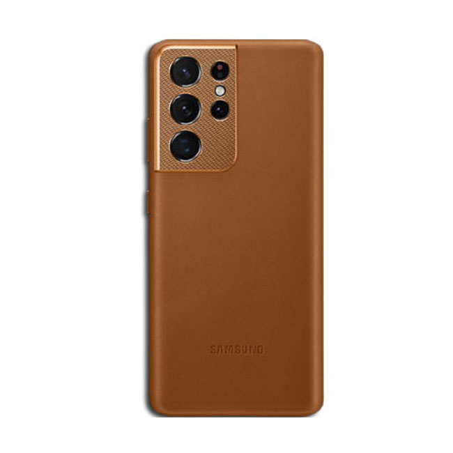 Ốp lưng Galaxy S21 Ultra Leather Cover da thật 100% chính hãng đẹp xịn